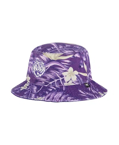 47 Brand Men's Purple Lsu Tigers Tropicalia Bucket Hat