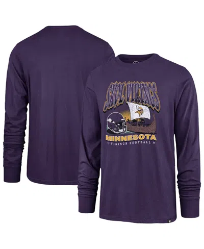 47 Brand Men's Purple Minnesota Vikings Regional Super Rival Long Sleeve T-shirt