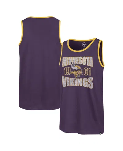 47 Brand Men's Purple Minnesota Vikings Upload Franklin Tank Top