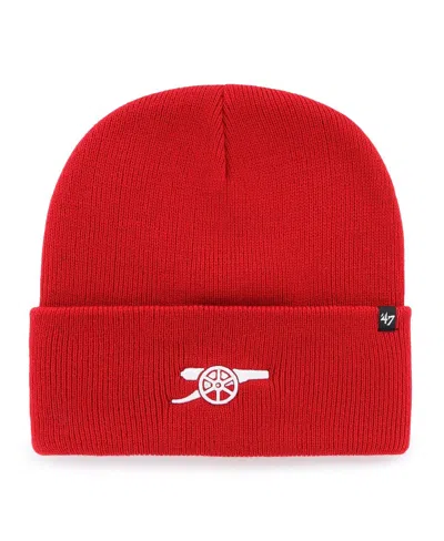 47 Brand Men's Red Arsenal Haymaker Cuffed Knit Hat