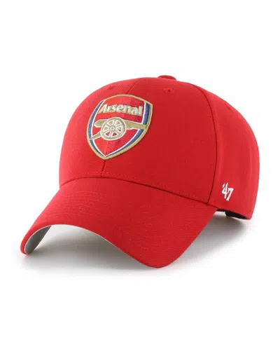47 Brand Men's Red Arsenal Mvp Adjustable Hat