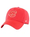 47 Brand Men's Red Chicago Cubs Classic Franchise Fitted Hat In Red