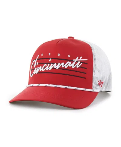 47 Brand Men's Red Cincinnati Reds Brrr Downburst Mesh Hitch Adjustable Hat