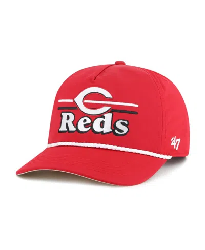 47 Brand Men's Red Cincinnati Reds Camp Scape Hitch Adjustable Hat