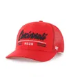47 Brand Men's Red Cincinnati Reds Garner Trucker Adjustable Hat In Red