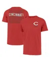 47 Brand Men's Red Cincinnati Reds Hang Back Franklin T-shirt In Red