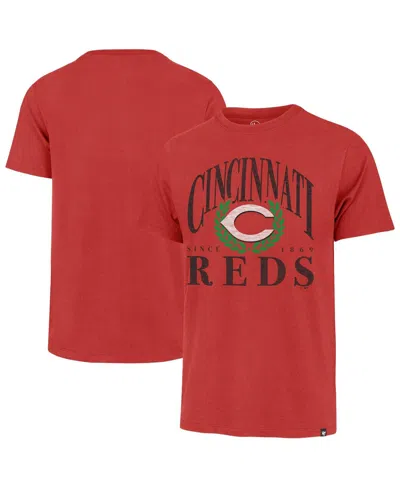 47 Brand Men's Red Cincinnati Reds Pitchout Franklin T-shirt