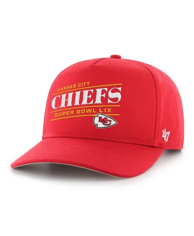 47 Brand Men's Red Kansas City Chiefs Super Bowl Lix Hitch Adjustable Hat