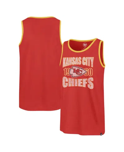 47 Brand Men's Red Kansas City Chiefs Upload Franklin Tank Top