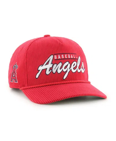47 Brand Men's Red Los Angeles Angels Corduroy Hitch Adjustable Hat