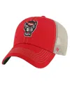47 Brand Men's Red Nc State Wolfpack Trawler Clean Up Adjustable Hat In Red