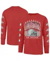 47 Brand Men's Red Ohio State Buckeyes Go Big Long Sleeve T-shirt In Red
