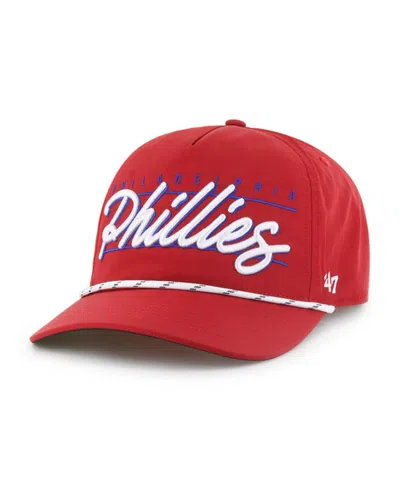 47 Brand Men's Red Philadelphia Phillies Condor Hitch Adjustable Hat