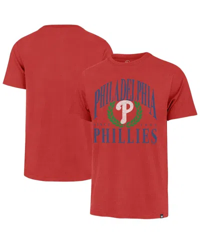 47 Brand Men's Red Philadelphia Phillies Pitchout Franklin T-shirt