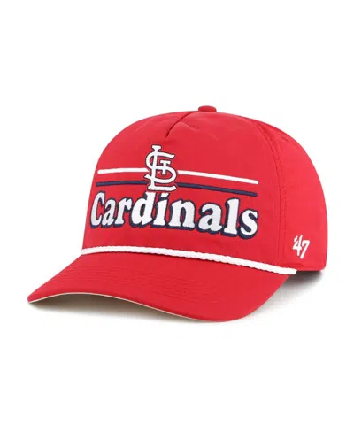 47 Brand Men's Red St. Louis Cardinals Camp Scape Hitch Adjustable Hat