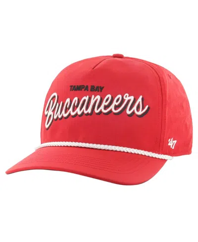 47 Brand Men's Red Tampa Bay Buccaneers Fairway Hitch Brrr Adjustable Hat