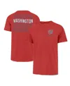 47 Brand Men's Red Washington Nationals Hang Back Franklin T-shirt In Red