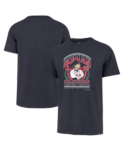 47 Brand Men's Roman Anthony Navy Boston Red Sox Player Graphic T-shirt In Blue