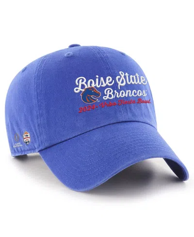47 Brand Men's Royal Boise State Broncos College Football Playoff 2024 Fiesta Bowl Clean Up Adjustable Hat