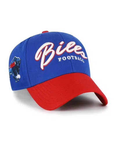 47 Brand Men's Royal Buffalo Bills Throwback Mvp Adjustable Hat