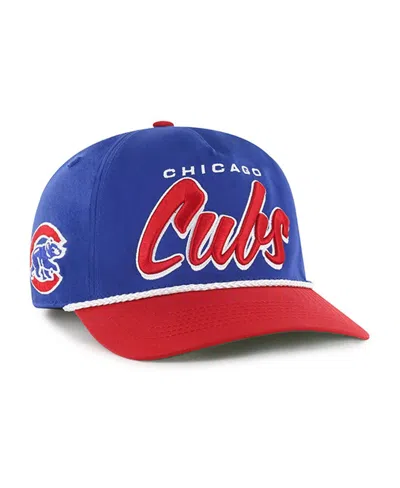 47 Brand Men's Royal Chicago Cubs Dropshadow Rope Hitch Adjustable Hat