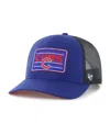 47 Brand Men's Royal Chicago Cubs Hardline Trucker Adjustable Hat In Royal