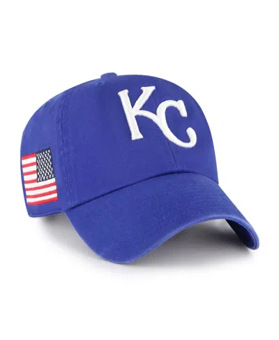 47 Brand Men's Royal Kansas City Royals Heritage Clean Up Adjustable Hat In Blue