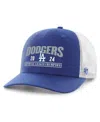 47 Brand Men's Royal Los Angeles Dodgers 2024 National League Champions Trucker Adjustable Hat In Royal