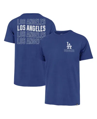 47 Brand Men's Royal Los Angeles Dodgers Hang Back Franklin T-shirt