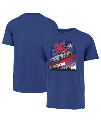 47 Brand Men's Royal Nascar X Chicago Cubs Franklin T-shirt