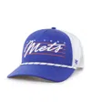 47 Brand Men's Royal New York Mets Brrr Downburst Mesh Hitch Adjustable Hat In Blue