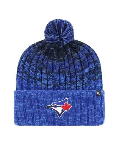 47 Brand Men's Royal Toronto Blue Jays Cascade Cuffed Knit Hat With Pom