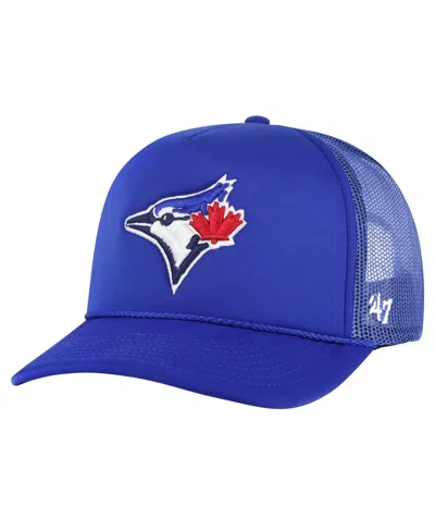 47 Brand Men's Royal Toronto Blue Jays Foamo Trucker Snapback Hat