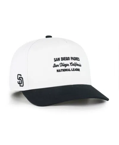 47 Brand Men's San Diego Padres Two-tone Hitch Baseball Cap In White