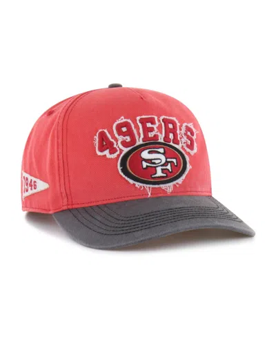 47 Brand Men's San Francisco 49ers Retro Adjustable Hitch Baseball Cap In Red