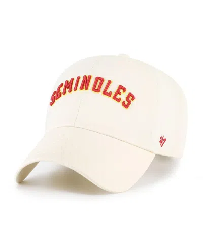 47 Brand Men's Sand Florida State Seminoles Vault Clean Up Adjustable Hat