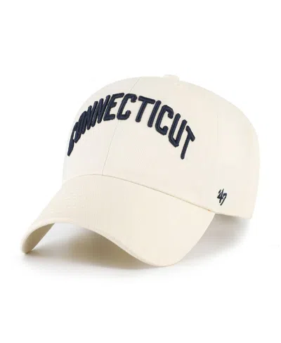 47 Brand Men's Sand Uconn Huskies Vault Clean Up Adjustable Hat