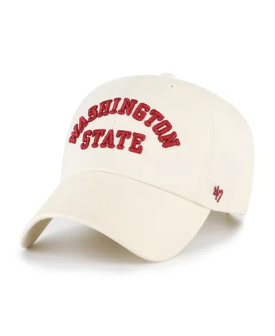 47 Brand Men's Sand Washington State Cougars Vault Clean Up Adjustable Hat