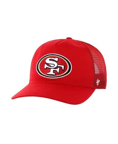 47 Brand Men's Scarlet San Francisco 49ers Mesh Hitch Trucker Adjustable Hat