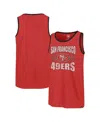 47 Brand Men's Scarlet San Francisco 49ers Upload Franklin Tank Top In Scarlet