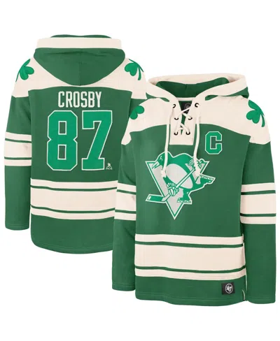 47 Brand Men's Sidney Crosby Kelly Green Pittsburgh Penguins St. Patrick's Day Player Name Number Lacer Pullo