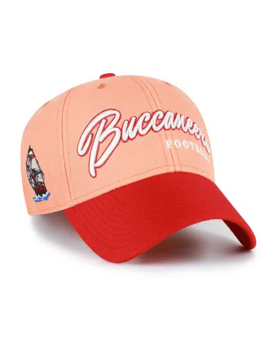 47 Brand Men's Tampa Bay Buccaneers Throwback Adjustable Baseball Cap In Orange