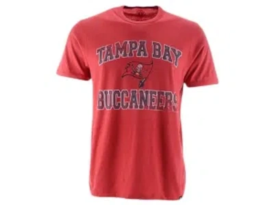 47 Brand Men's Tampa Bay Buccaneers Union Arch Franklin T-shirt In Red