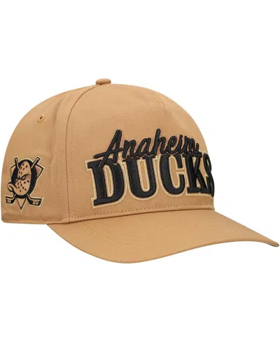47 Brand Men's Tan Anaheim Ducks Barnes Hitch Adjustable Hat