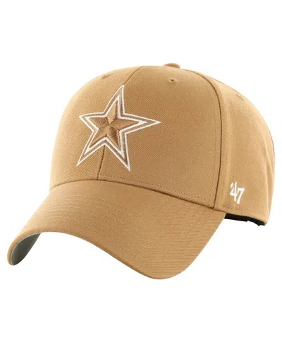 47 Brand Men's Tan Dallas Cowboys Mvp Camel Adjustable Hat