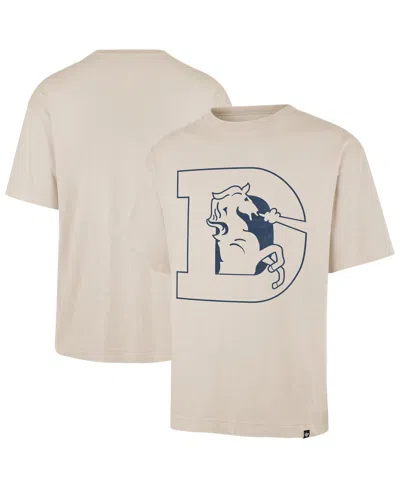 47 Brand Men's Tan Denver Broncos Bouldering Imprint Ravine Foundation Throwback T-shirt In Neutral