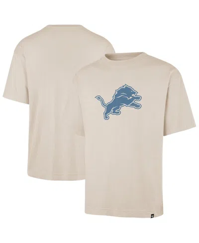 47 Brand Men's Tan Detroit Lions Bouldering Imprint Ravine Foundation T-shirt In Gray