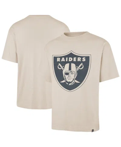 47 Brand Men's Tan Las Vegas Raiders Bouldering Imprint Ravine Foundation T-shirt In Brown