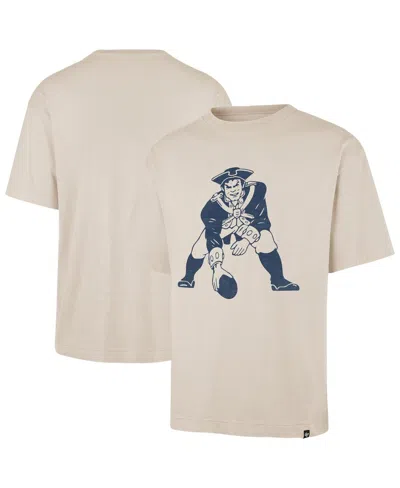 47 Brand Men's Tan New England Patriots Bouldering Imprint Ravine Foundation Throwback T-shirt In Brown