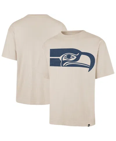 47 Brand Men's Tan Seattle Seahawks Bouldering Imprint Ravine Foundation Throwback T-shirt In Brown
